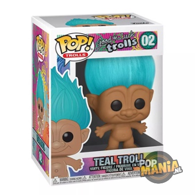 Funko Pop! Trolls: Good Luck Trolls - Teal Troll #02 - Afbeelding 2