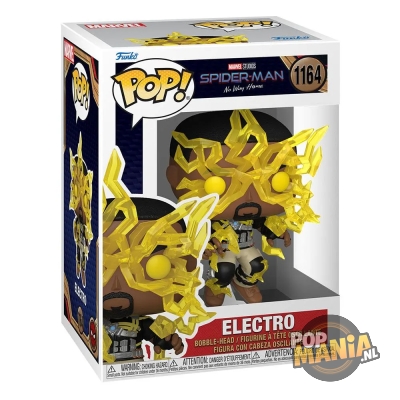 Funko Pop! Marvel: Spider-Man - Electro #1164 (Special Edition - Glows In The Dark) - Afbeelding 2