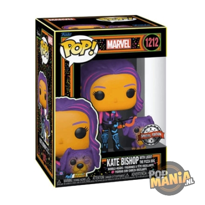 Funko Pop! Marvel: Hawkeye - Kate Bishop with the Lucky Pizza Dog #1212 (Special Edition) - Afbeelding 2