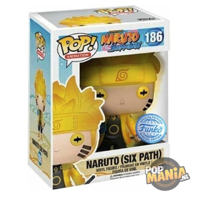 Funko Pop! Animation: Naruto Shippuden - Naruto (Six Path) #186 (Special Edition - Glows In The Dark) - Afbeelding 2