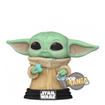 Funko Pop Star Wars Mandalorian Grogu With Cookies 465 flocked vinyl figuur