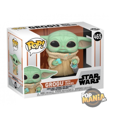 Funko Pop! Star Wars: The Mandalorian - Grogu With Cookies #465 (Special Edition - Flocked) - Afbeelding 2