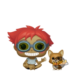 Funko Pop Cowboy Bebop 20th Ed and Ein 470 vinyl figuur